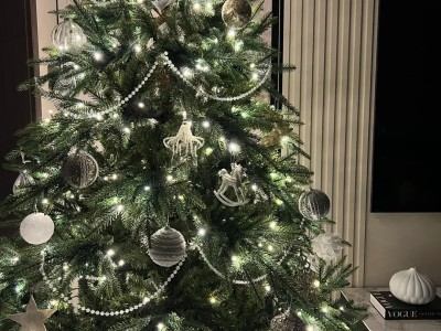 My Christmas tree is so beautiful! 🎄 The Christmas atmosphere has arrived