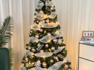 Is it true that no one says flocked Christmas trees are good-looking? I don’t think so!